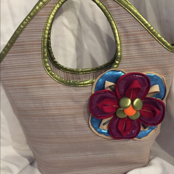 Fabric handbag - Picture 1 of 2